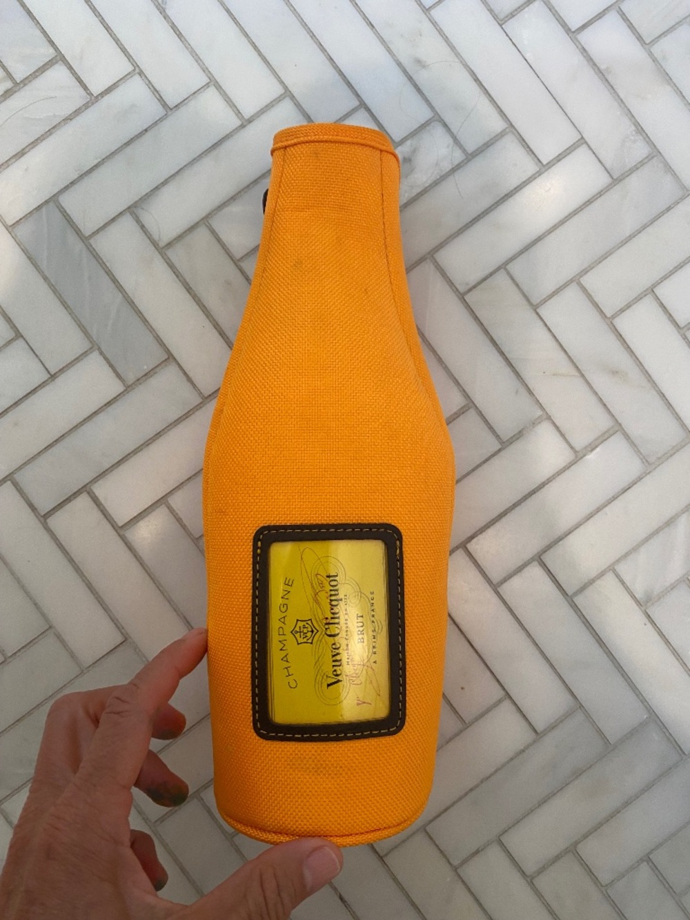 Veuve Clicquot Champagne Ice Jacket Bottle Cooler Sleeve – Insulated Zippered Ca